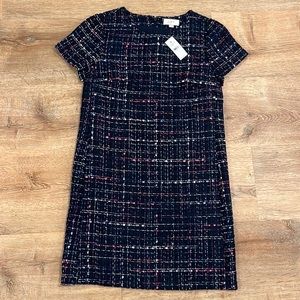 LOFT tweed shift dress